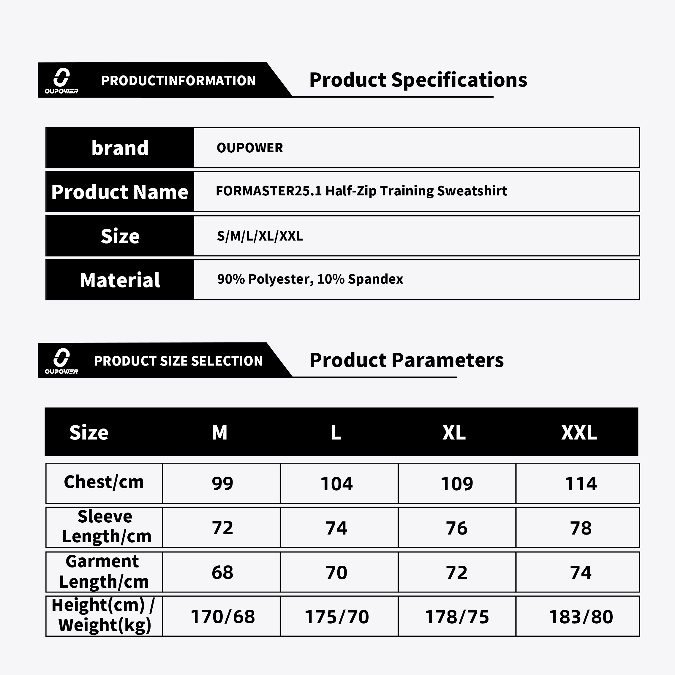 FORMASTER 25.1 Half-Zip Long Sleeve Training Top