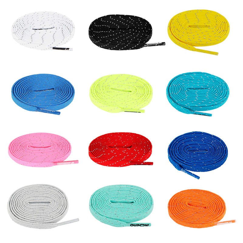 OUPOWER GRIP LACE 3M Reflective Anti - slip Shoelaces For Football Sports Shoes