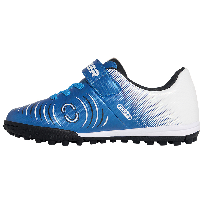 OUPOWER Mini OU Children's Football Soccer Boots with TF Outsole,K-Touch Abrasion-resistant and Waterproof fabric,No-tie Velcro,Unisex