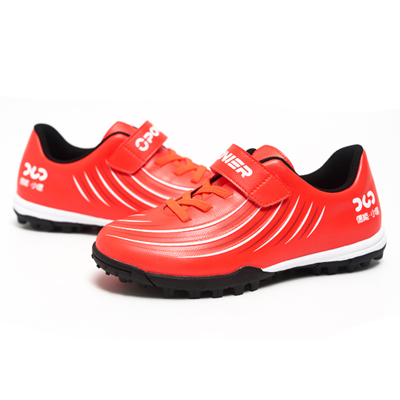 OUPOWER Mini OU Children's Football Soccer Boots with TF Outsole,K-Touch Abrasion-resistant and Waterproof fabric,No-tie Velcro,Unisex