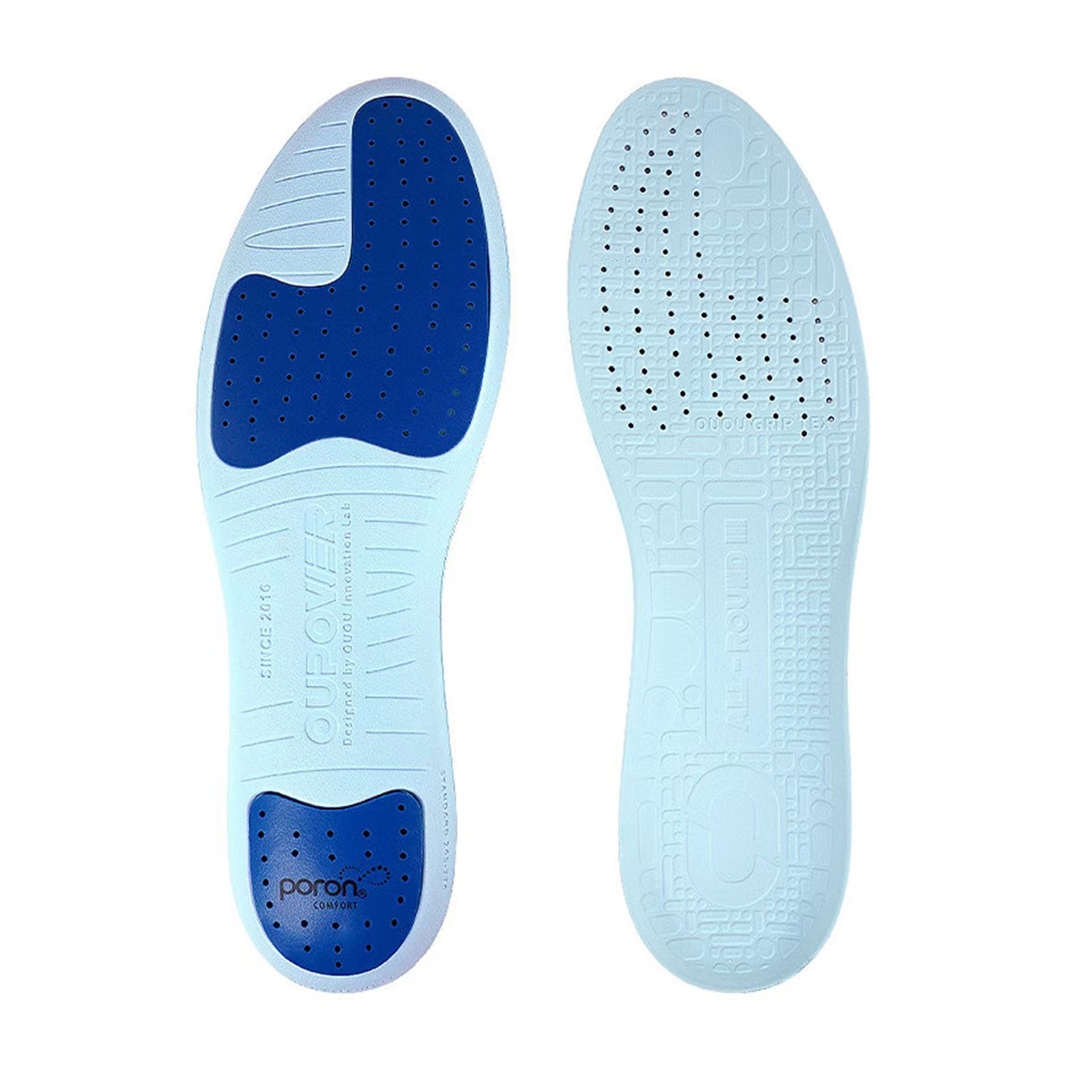 OUPOWER PORON Pad Shock-absorbing Football Shoe Insole