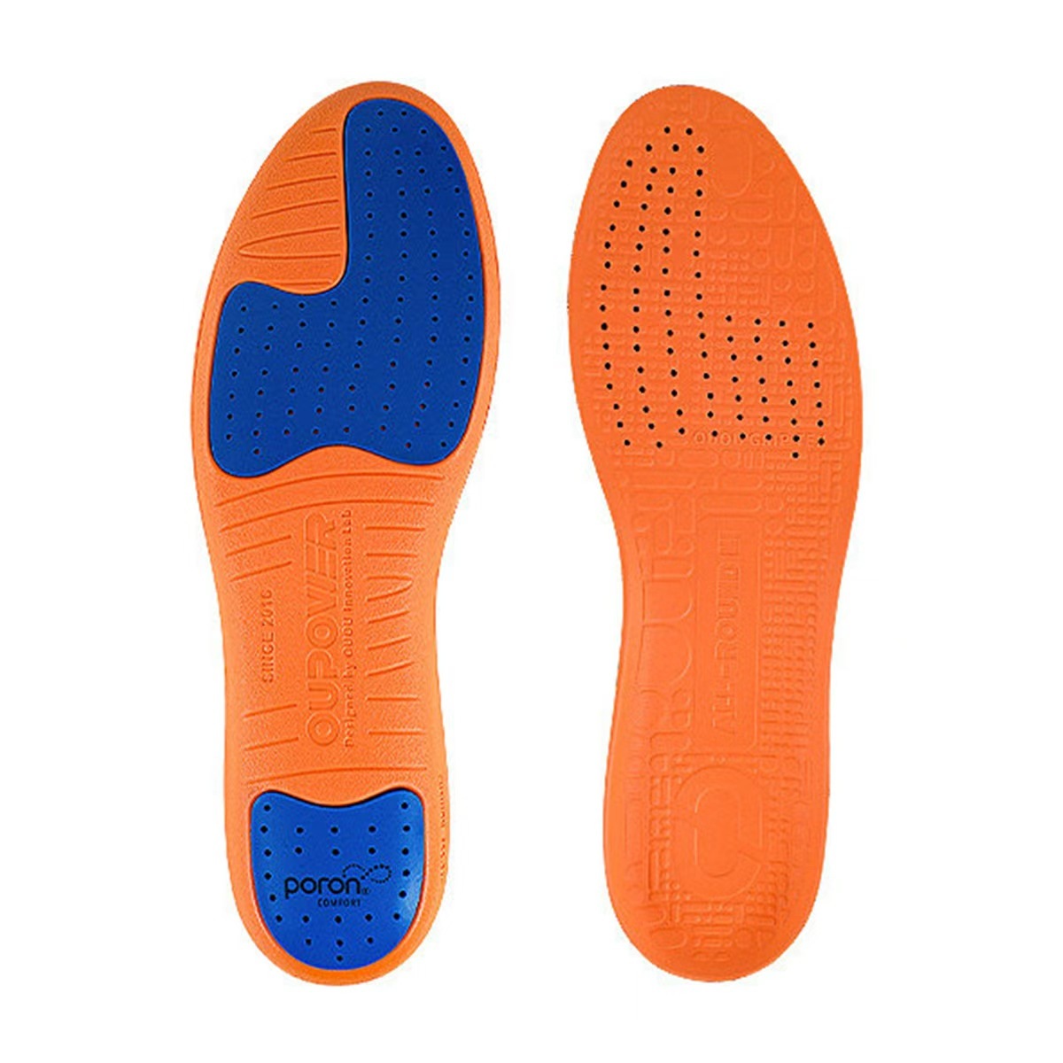 OUPOWER PORON Pad Shock-absorbing Football Shoe Insole