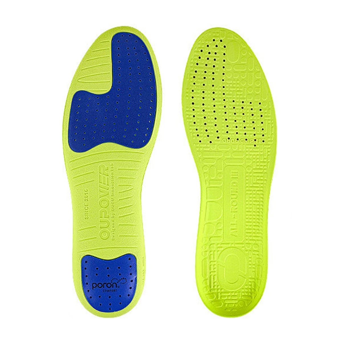 OUPOWER PORON Pad Shock-absorbing Football Shoe Insole