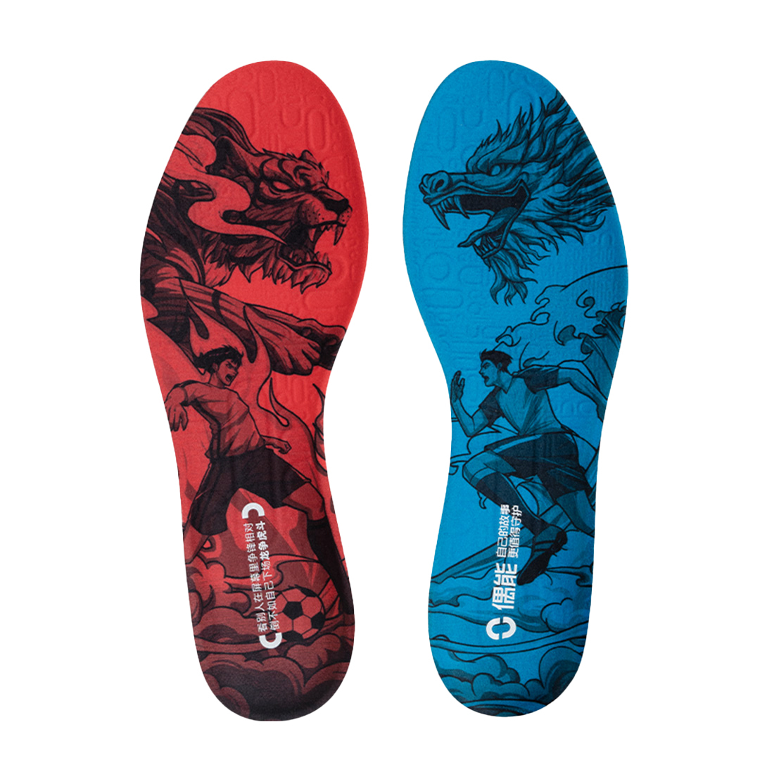 OUPOWER ULTRA THIN 002 Ultra-Thin Soccer Insoles, Anti-Slip Football Boots Insole