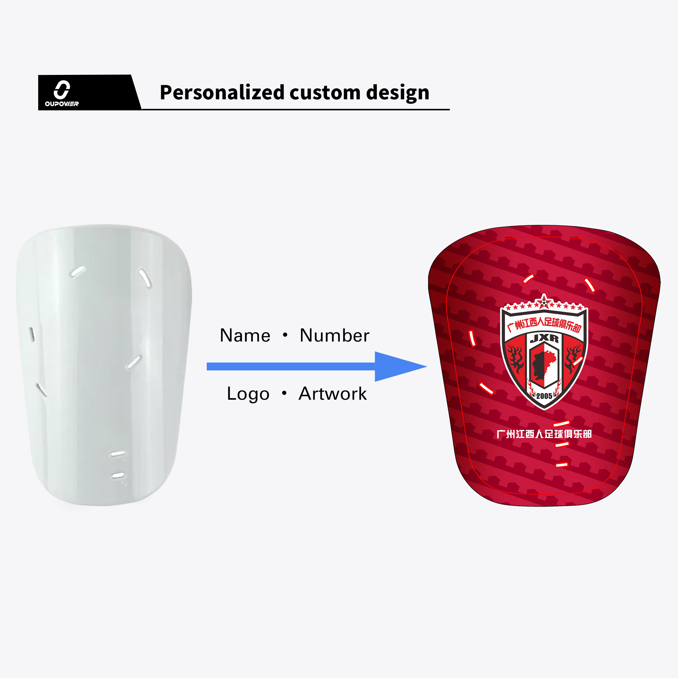 OUPOWER Master Breeze Shin guards-Custom
