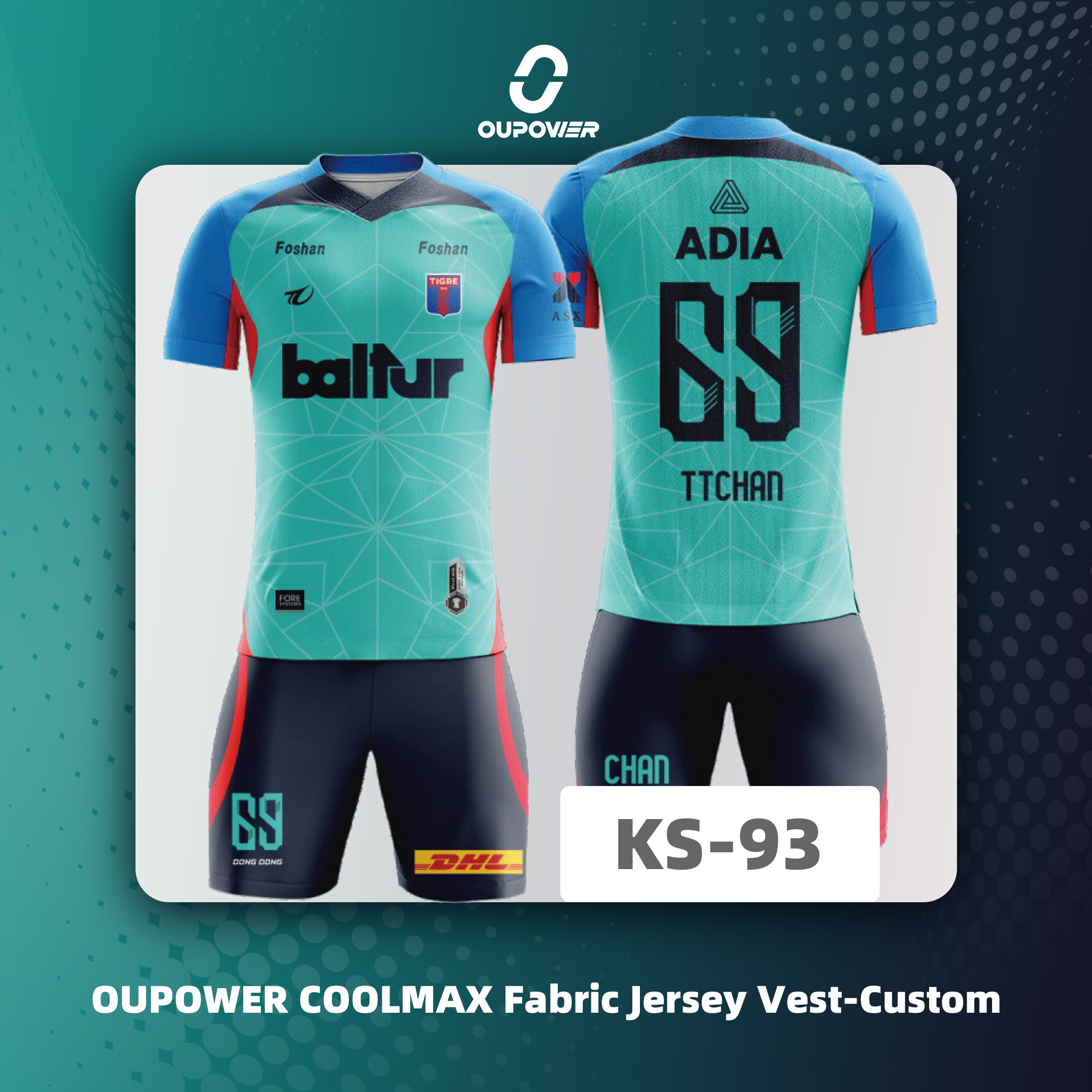 OUPOWER Custom Jersey-KS-93
