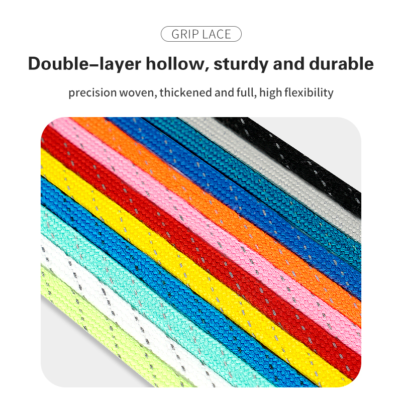 OUPOWER GRIP LACE 3M Reflective Anti - slip Shoelaces For Football Sports Shoes