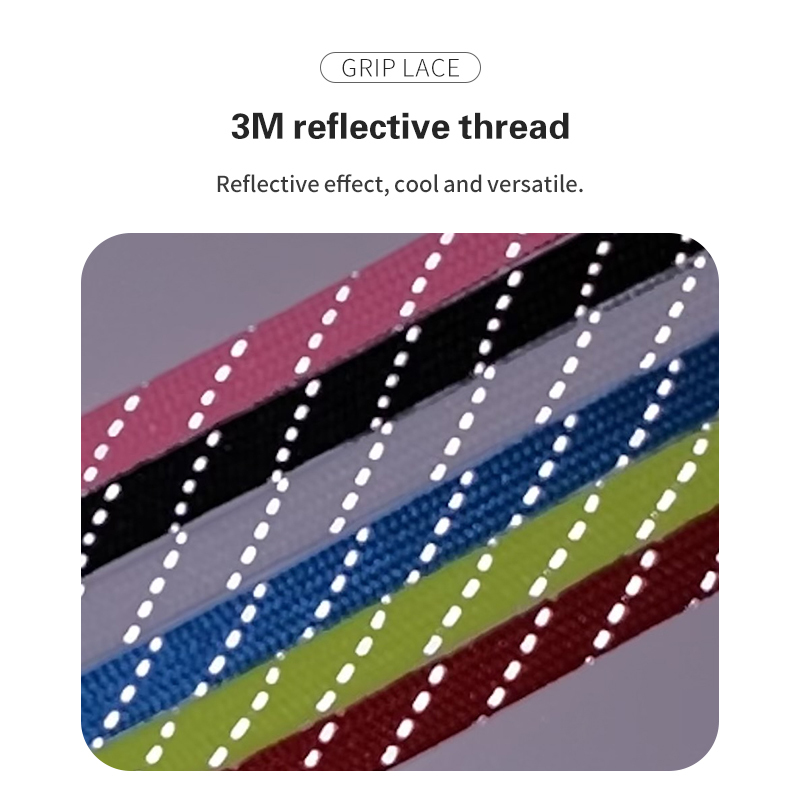 OUPOWER GRIP LACE 3M Reflective Anti - slip Shoelaces For Football Sports Shoes