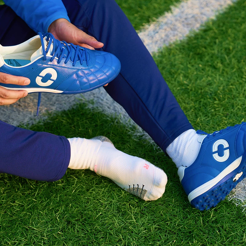 OUMARK III K-LEATHER Turf Soccer Boots