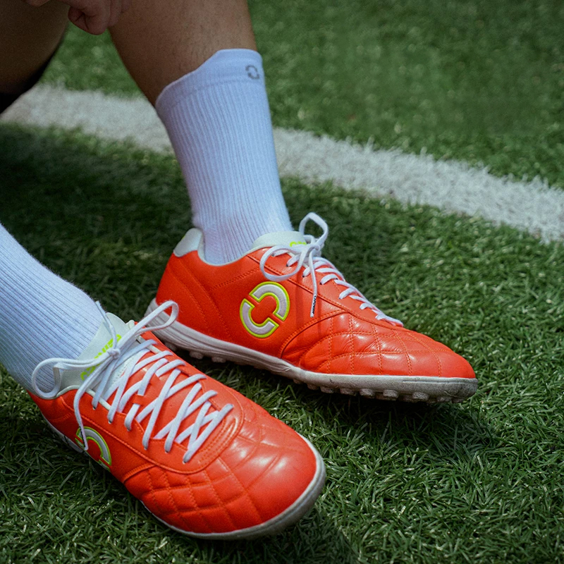 OUMARK III K-LEATHER Turf Soccer Boots