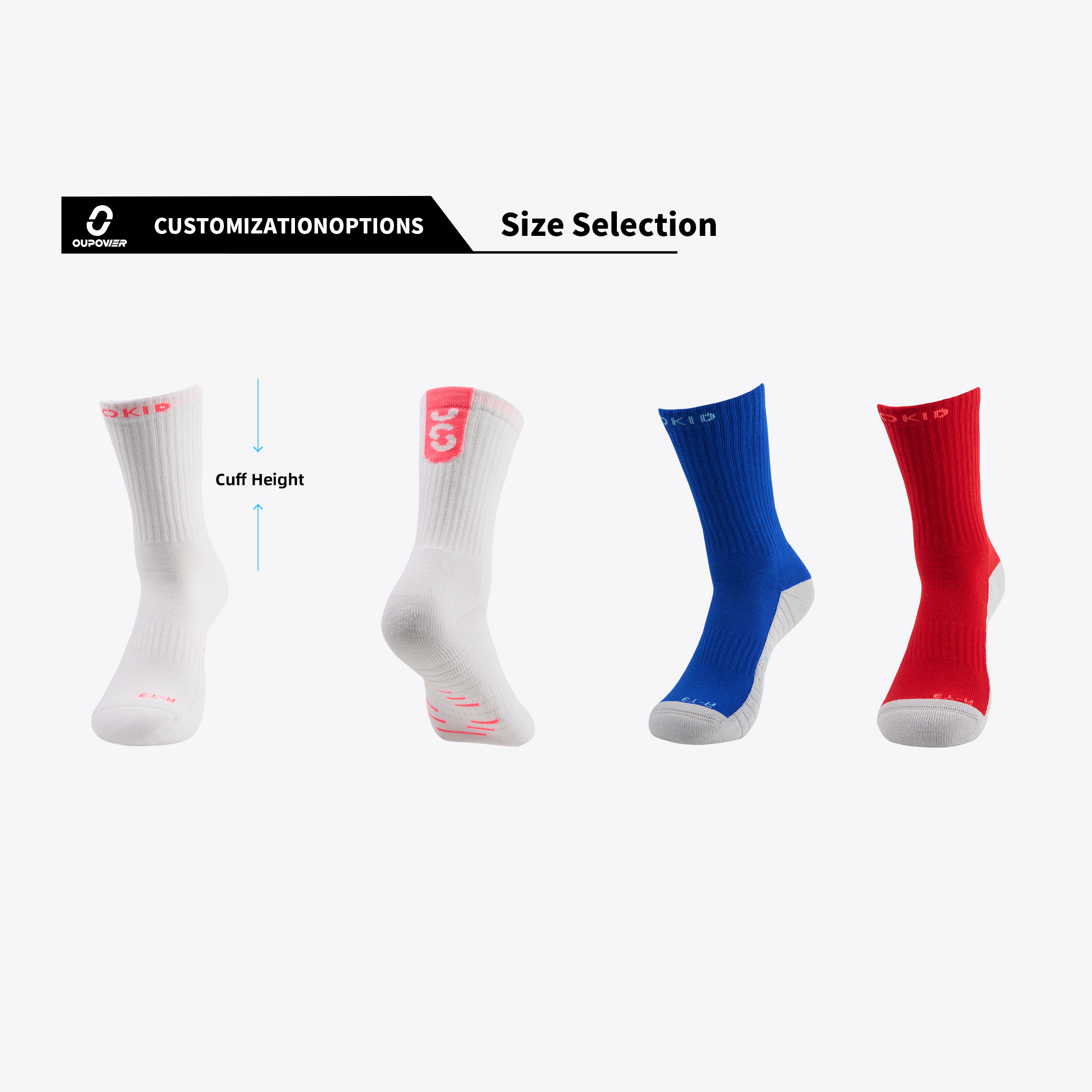 Mini OU Soccer Socks-For Kids