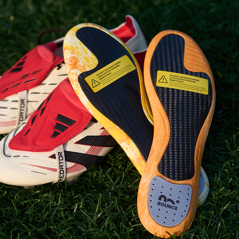 OUPOWER 4C Carbon Plate Soccer Insoles, Anti-Torsion Support, Anti-Slip Football Boots Insole