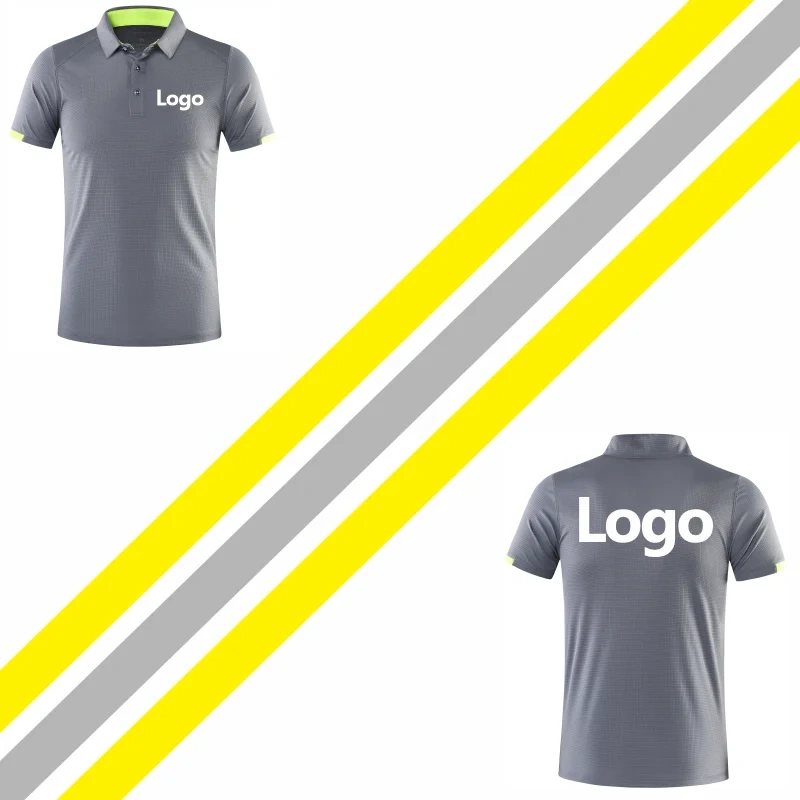Elike Quick-Drying Breathable Sports Polo Shirt Custom Logo Print Embroidery Design Company Group Brand 8 Colors Tops S-4xl 2024