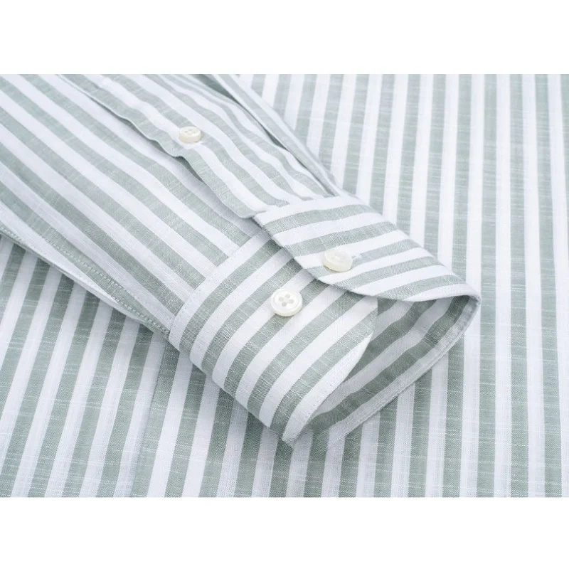 NEWMI 2026 New Men's Italian Casual Shirt Windsor Collar 81.9% Cotton 18% Lyocell Soft Breathable Male Daily Wear Tops Hot Sale