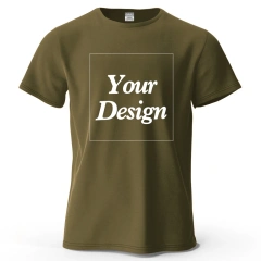 Custom T-shirt Print 100% Cotton Tee Men Women Customized T-shirt Diy Your Own Design Photo Text Unisex Tops Personalized Gift