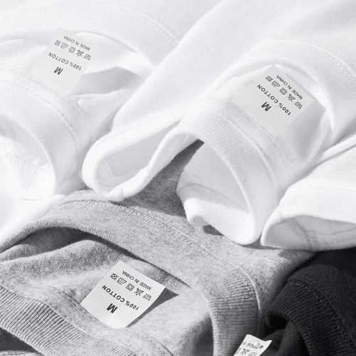 210g 100% Cotton Men's T-shirt Solid Color Round Neck Half Sleeve Loose Casual T-shirt MRMT 2026 Brand New Bottoming Men Shirt