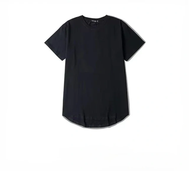 2026 MRMT High Street Arc Hem Mens T Shirt High Quality Cotton Men T-Shirt Lengthened Over Size Man Tops Tees For Male Tshirt