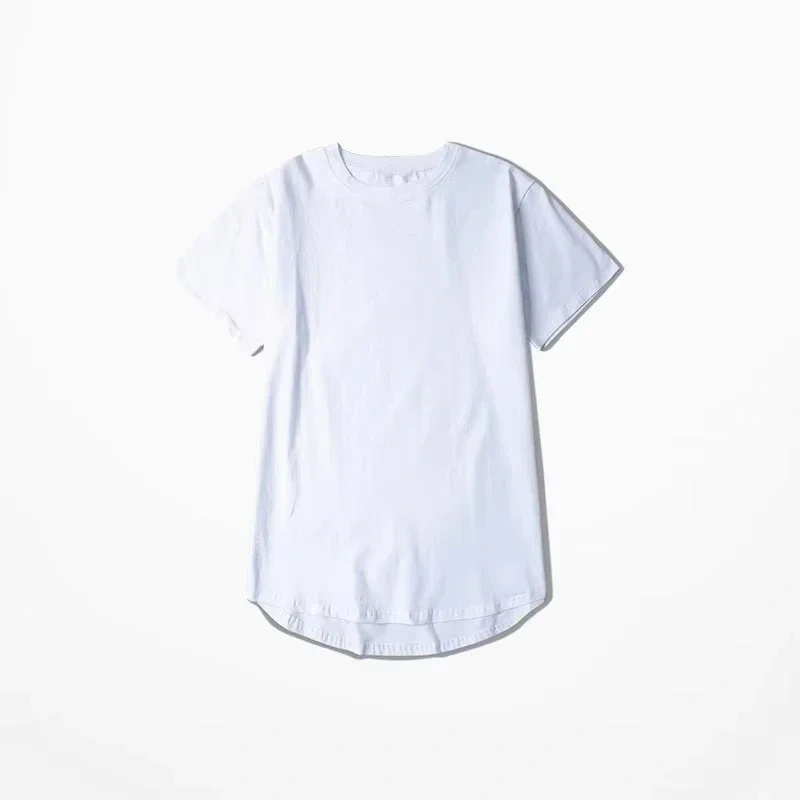 2026 MRMT High Street Arc Hem Mens T Shirt High Quality Cotton Men T-Shirt Lengthened Over Size Man Tops Tees For Male Tshirt