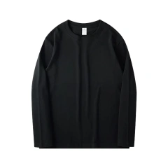 MRMT 2026 Brand New Men's T Shirt Cotton 95% Long-sleeved Round-collar Solid-color Men T-shirt for Male Man Tops Tshirt Tees