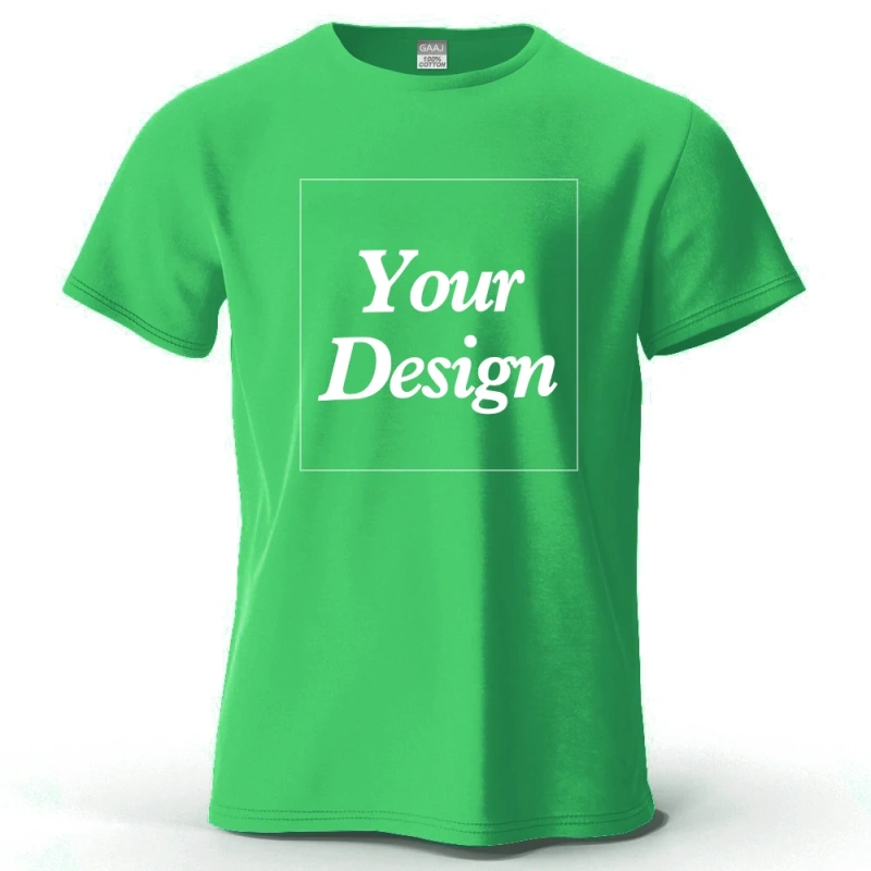 Custom T-shirt Print 100% Cotton Tee Men Women Customized T-shirt Diy Your Own Design Photo Text Unisex Tops Personalized Gift