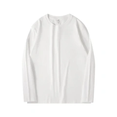 MRMT 2026 Brand New Men's T Shirt Cotton 95% Long-sleeved Round-collar Solid-color Men T-shirt for Male Man Tops Tshirt Tees