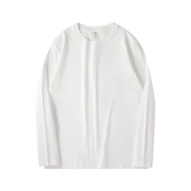 MRMT 2026 Brand New Men's T Shirt Cotton 95% Long-sleeved Round-collar Solid-color Men T-shirt for Male Man Tops Tshirt Tees