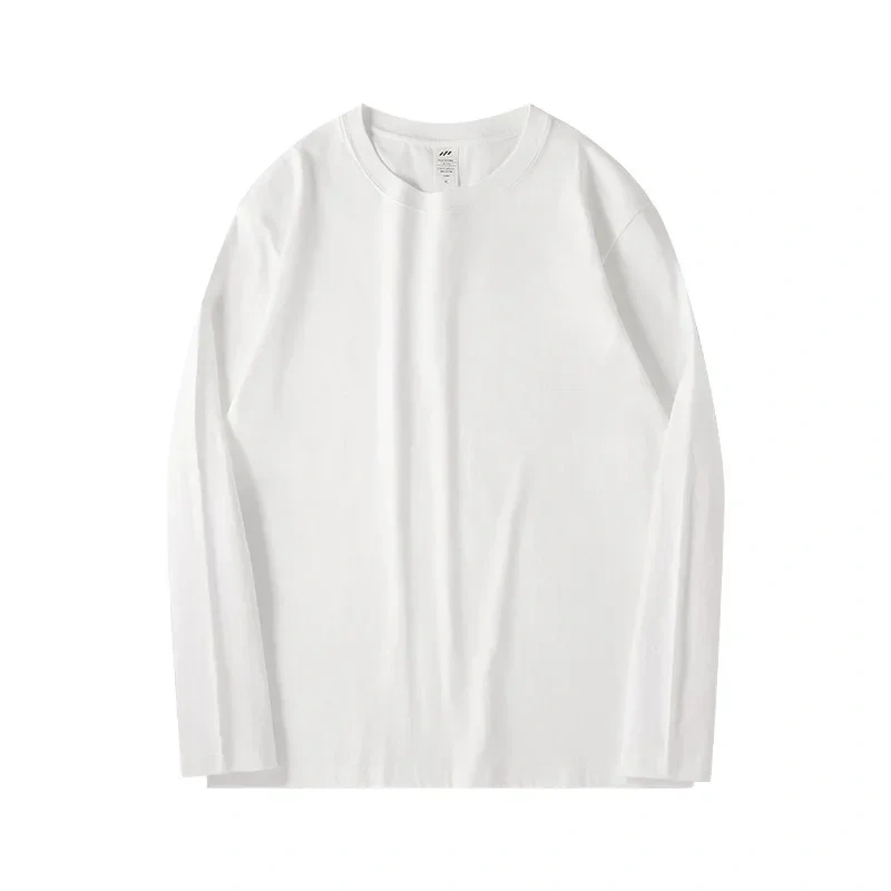 MRMT 2026 Brand New Men's T Shirt Cotton 95% Long-sleeved Round-collar Solid-color Men T-shirt for Male Man Tops Tshirt Tees