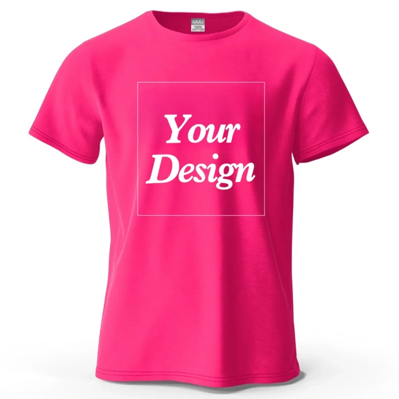 Custom T-shirt Print 100% Cotton Tee Men Women Customized T-shirt Diy Your Own Design Photo Text Unisex Tops Personalized Gift