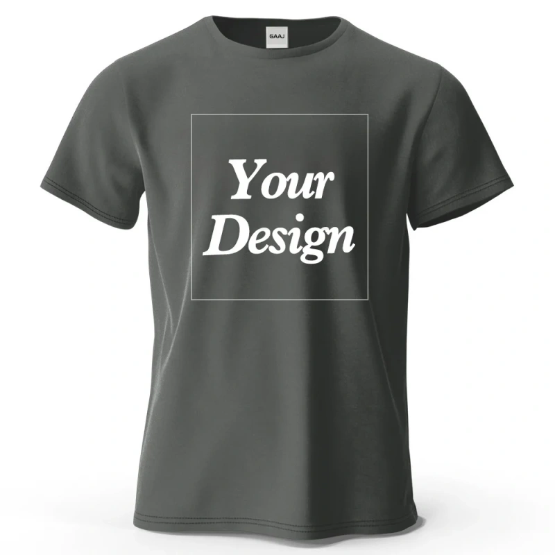 Custom T-shirt Print 100% Cotton Tee Men Women Customized T-shirt Diy Your Own Design Photo Text Unisex Tops Personalized Gift