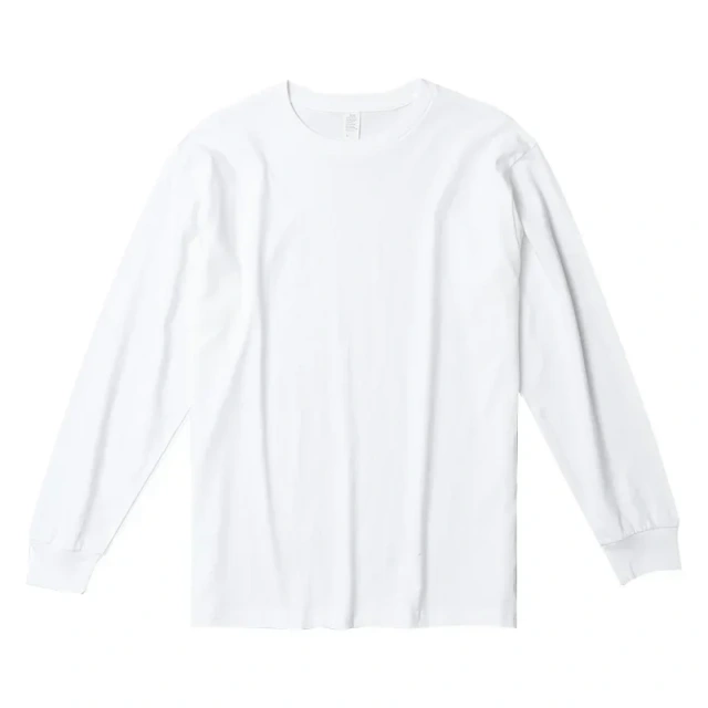 MRMT 2026 Brand New Men's Casual Cotton Long Sleeved T Shirt Combed Cotton 200g Solid Color Round Neck Bottoming Shirt