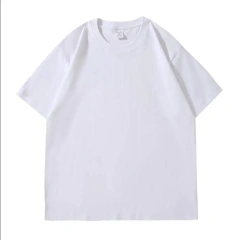 MRMT 2026 Brand New Men's Tshirt Medium Sleeve Loose Cotton Five-sleeve Fashion White T-shirt for Male Round Collar Tops Tshirt