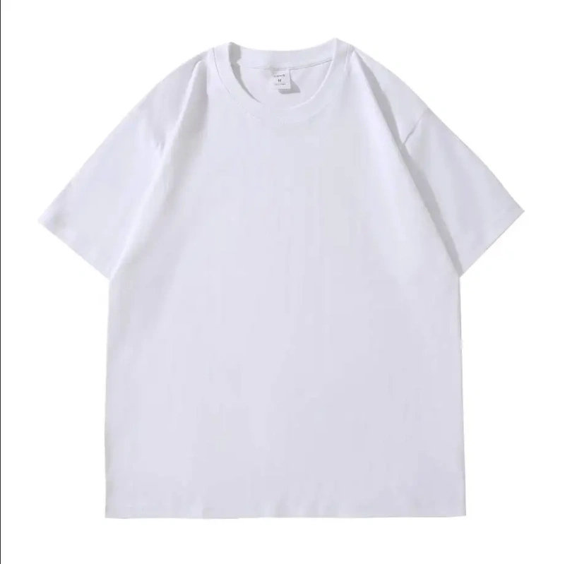 MRMT 2026 Brand New Men's Tshirt Medium Sleeve Loose Cotton Five-sleeve Fashion White T-shirt for Male Round Collar Tops Tshirt