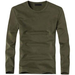 2026 Elastic Mens T-Shirt V-Neck Long Sleeve Men T Shirt for Male T-Shirts Man Clothing TShirt Brand Tops Tees
