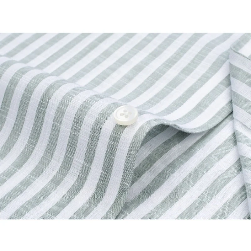 NEWMI 2026 New Men's Italian Casual Shirt Windsor Collar 81.9% Cotton 18% Lyocell Soft Breathable Male Daily Wear Tops Hot Sale
