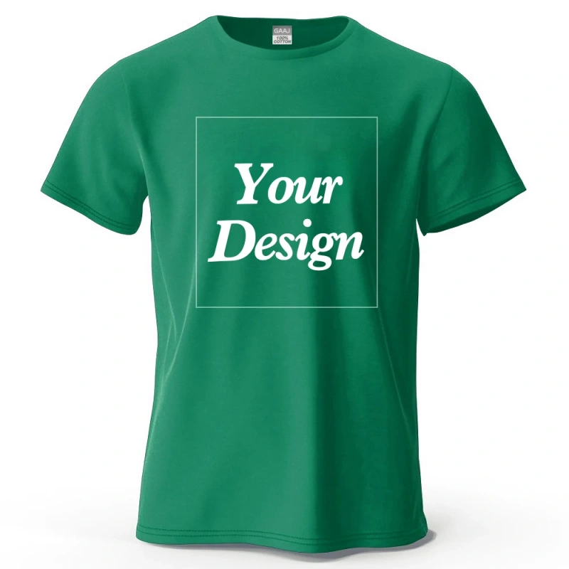 Custom T-shirt Print 100% Cotton Tee Men Women Customized T-shirt Diy Your Own Design Photo Text Unisex Tops Personalized Gift
