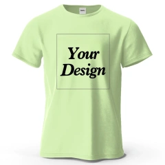 Custom T-shirt Print 100% Cotton Tee Men Women Customized T-shirt Diy Your Own Design Photo Text Unisex Tops Personalized Gift