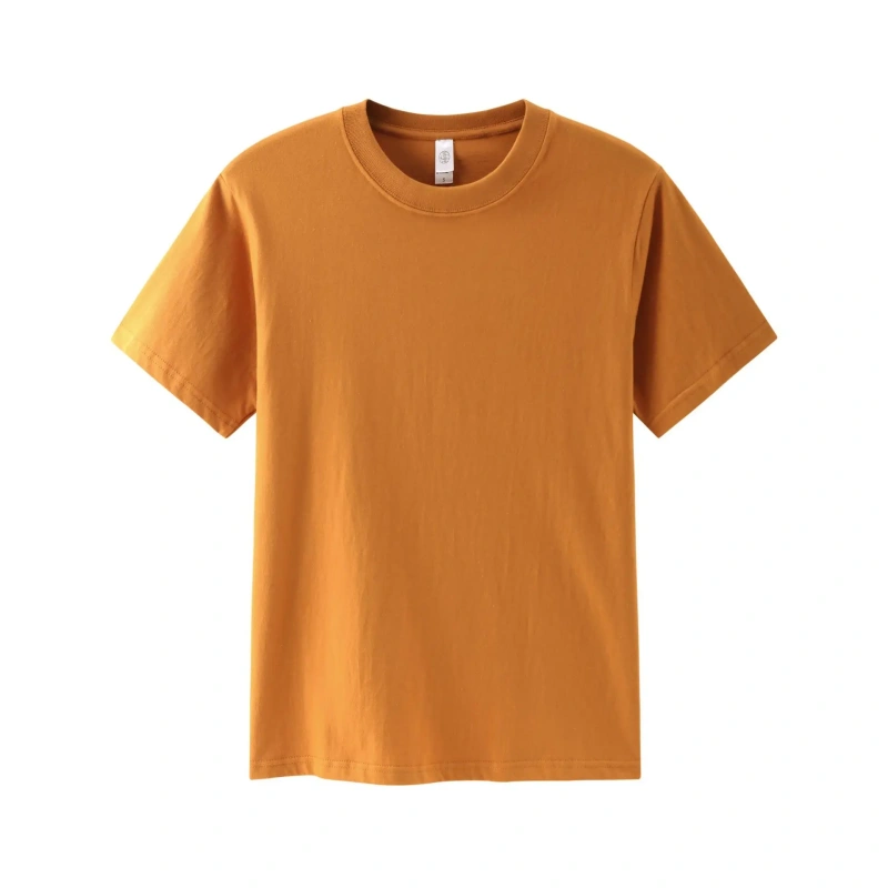 Heavy 210g Cotton Breathable Round Neck Short-sleeved T-shirt Loose Summer Men's Top Tees