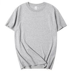 210g 100% Cotton Men's T-shirt Solid Color Round Neck Half Sleeve Loose Casual T-shirt MRMT 2026 Brand New Bottoming Men Shirt