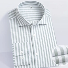 NEWMI 2026 New Men's Italian Casual Shirt Windsor Collar 81.9% Cotton 18% Lyocell Soft Breathable Male Daily Wear Tops Hot Sale