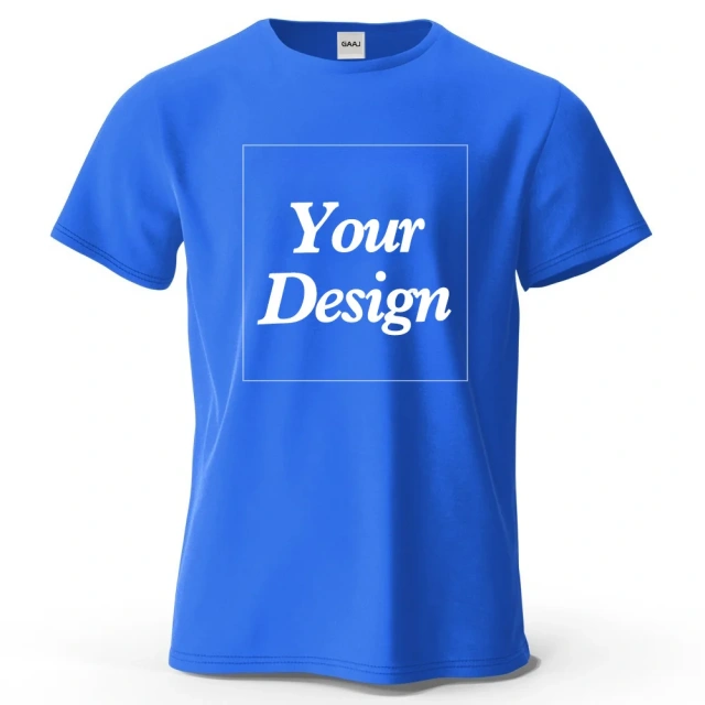 Custom T-shirt Print 100% Cotton Tee Men Women Customized T-shirt Diy Your Own Design Photo Text Unisex Tops Personalized Gift
