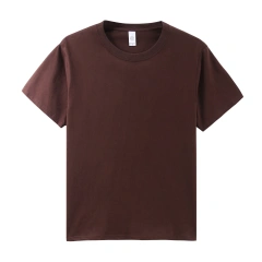 Heavy 210g Cotton Breathable Round Neck Short-sleeved T-shirt Loose Summer Men's Top Tees