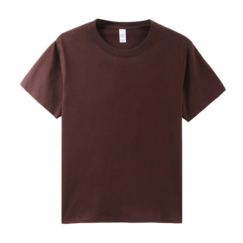 Heavy 210g Cotton Breathable Round Neck Short-sleeved T-shirt Loose Summer Men's Top Tees