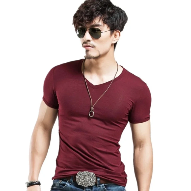 2026 MRMT Brand Clothing 10 colors Men T Shirt Fitness T-shirts Mens V neck Man T-shirt For Male Tshirts S-5XL