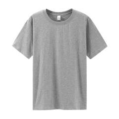 Heavy 210g Cotton Breathable Round Neck Short-sleeved T-shirt Loose Summer Men's Top Tees