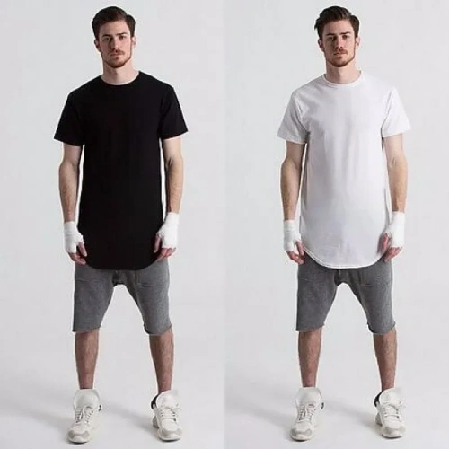 2026 MRMT High Street Arc Hem Mens T Shirt High Quality Cotton Men T-Shirt Lengthened Over Size Man Tops Tees For Male Tshirt