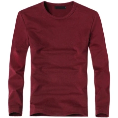 2026 Elastic Mens T-Shirt V-Neck Long Sleeve Men T Shirt for Male T-Shirts Man Clothing TShirt Brand Tops Tees