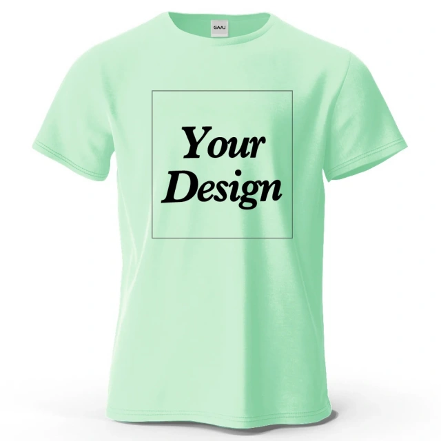 Custom T-shirt Print 100% Cotton Tee Men Women Customized T-shirt Diy Your Own Design Photo Text Unisex Tops Personalized Gift
