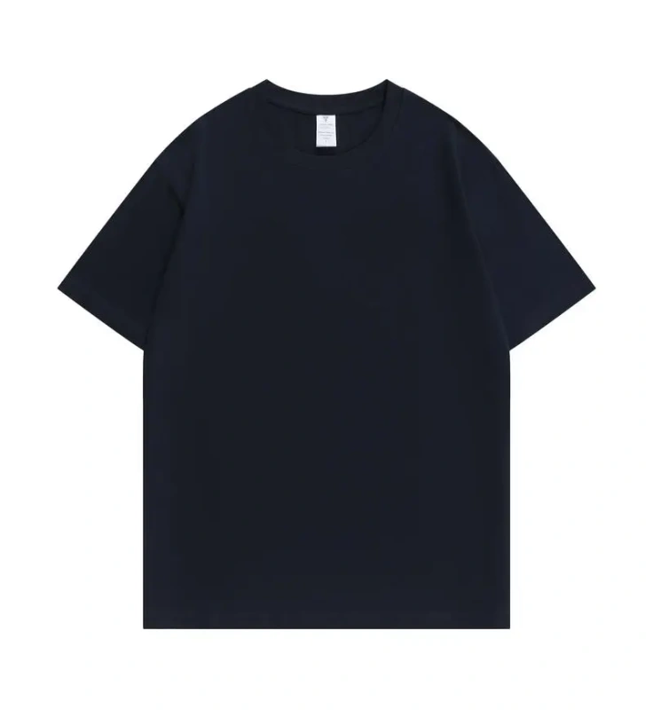 NEWMI 230g 100% Cotton T-Shirt Men Slightly Dropped Shoulder Crew Neck Casual Basic Tee Heavyweight Tops