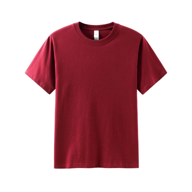 Heavy 210g Cotton Breathable Round Neck Short-sleeved T-shirt Loose Summer Men's Top Tees