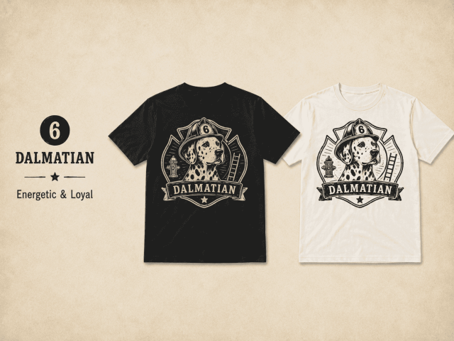 VINTAGE DOG TEE - DALMATIAN